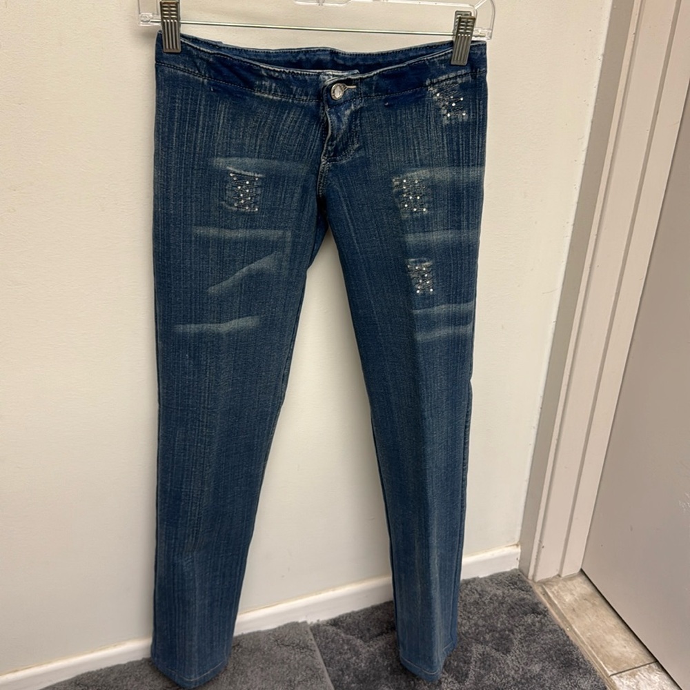 Vintage 90s Sassy Brazilian super stretch low waisted jeans 24-26 waist
